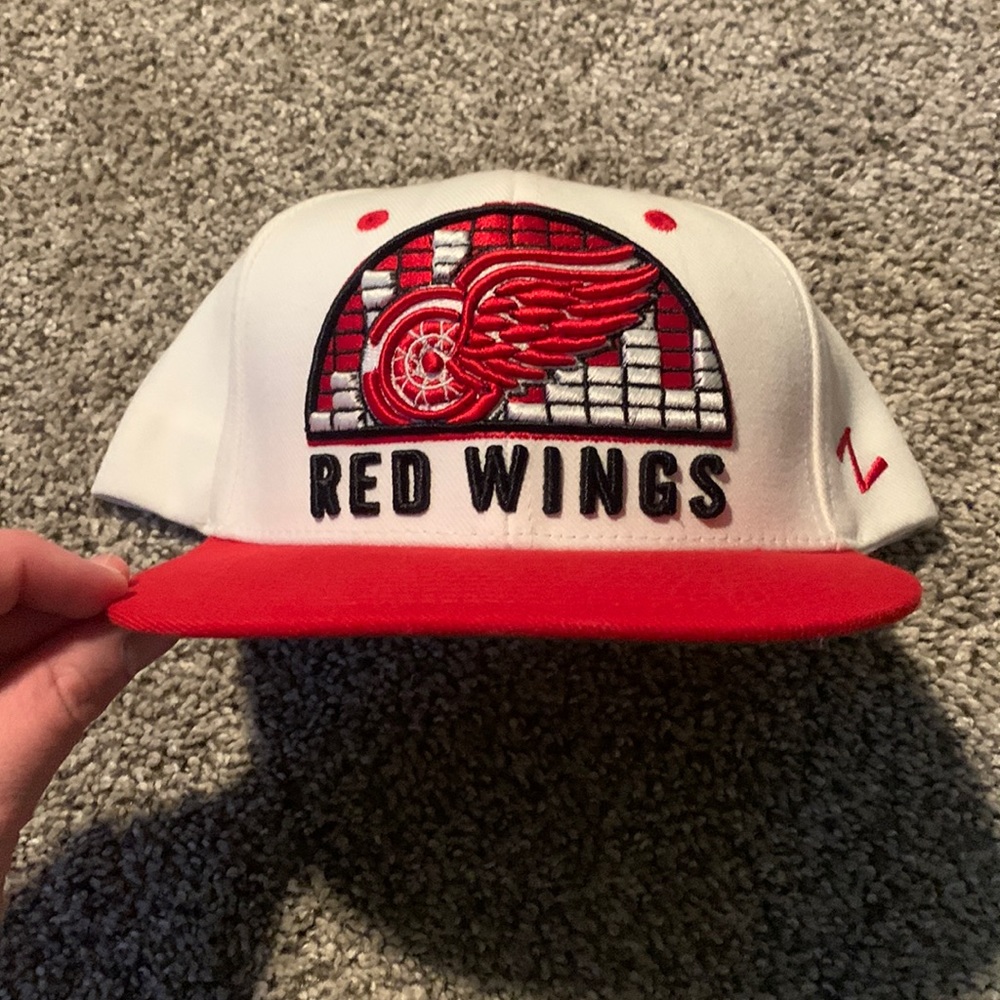 Detroit Red Wings SnapBack hat red and black zephyr